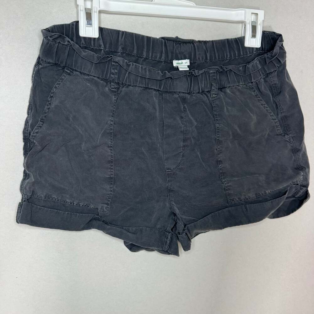 Aerie High-Waisted Ruffle Paperbag Waist Cargo Pocket Shorts
